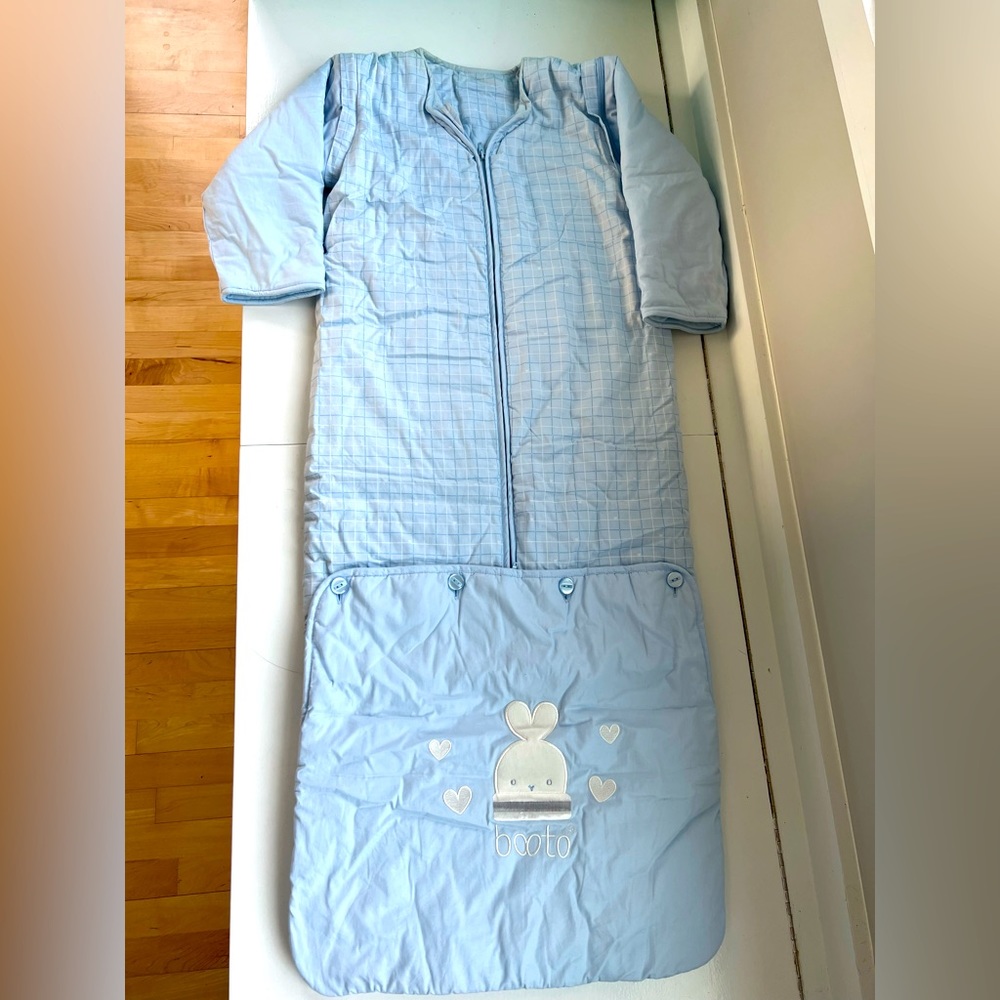 Baby Toddler Expandable Winter Sleeping Bag with Removable Sleeves 3M To 4T